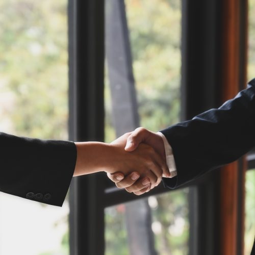 Business partnership meeting concept.  Business People Handshake Business partnership meeting concept.  Business People Handshake.