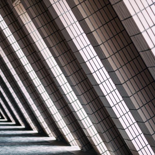 Light and shadow of buildings structure