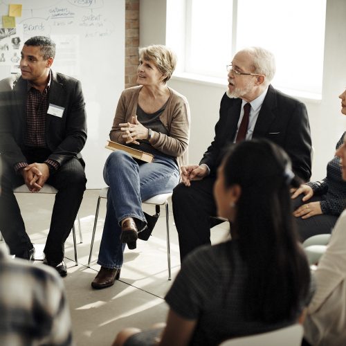 Business People Meeting Conference Discussion Working Concept