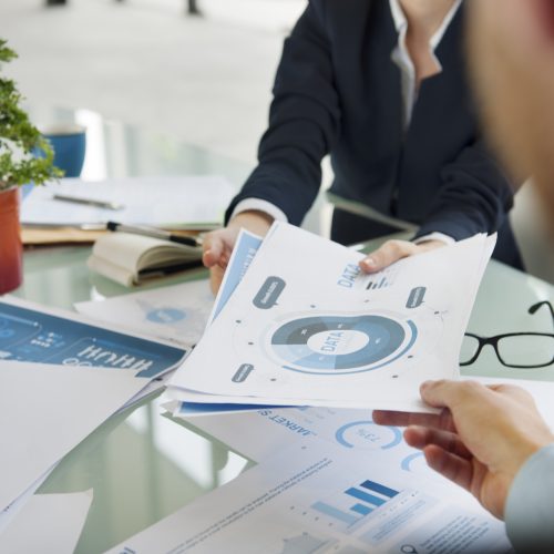 Business People Meeting Data Analysis Planning Concept Business People Meeting Data Analysis Planning Concept
