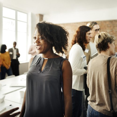 Diversity People Group Team Meeting Concept